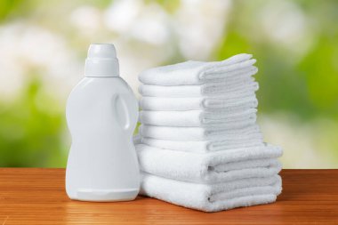 Banyo towelsr yığını kapat