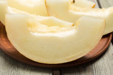 tablo, yaz yemek lezzetli tatlı kavun 