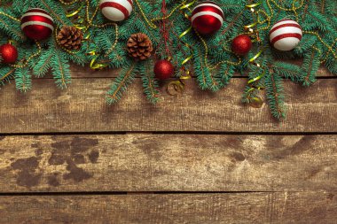 Noel tatil arka plan kopya alanı ile