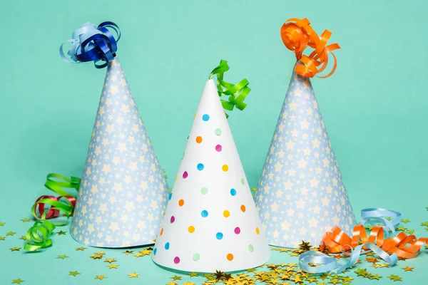 Renk arka plan üzerinde parti öğeleri