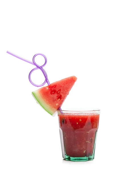 Wassermelonengetränk Gläsern Mit Scheibe — Stockfoto