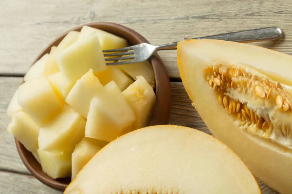 tablo, yaz yemek lezzetli tatlı kavun 