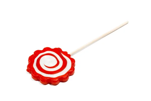 Lollipop White Background Close — Stock Photo, Image