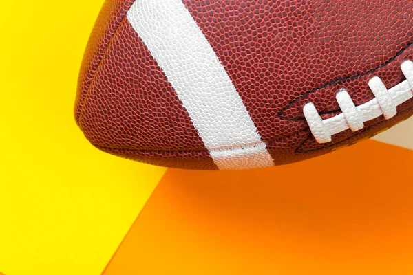 American Football Ball Sporthintergrund — Stockfoto