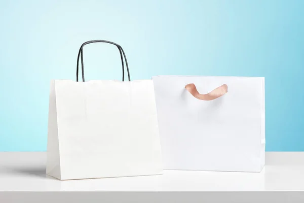 Empty Paper Box Table — Stock Photo, Image