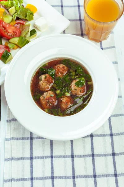 Supă Bile Carne — Fotografie, imagine de stoc