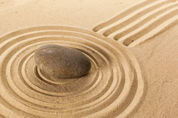 Tło Kamienny Ogród Medytacji Zen — Zdjęcie stockowe
