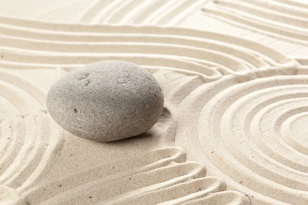 Japanese Garden Zen Stone — Stock Photo, Image