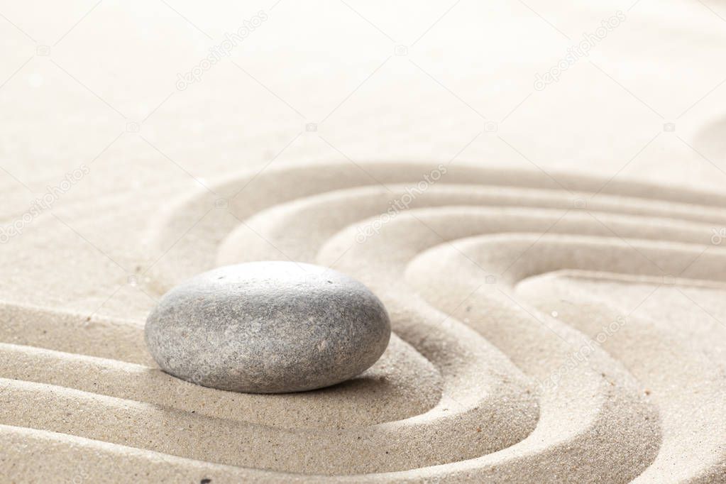 japanese garden zen stone