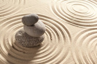 Japon Bahçe zen stone