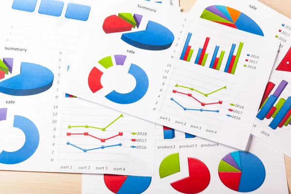 Gráfico Negocios Cerca —  Fotos de Stock