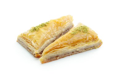 Türk ramazan tatlı Baklava, yakın