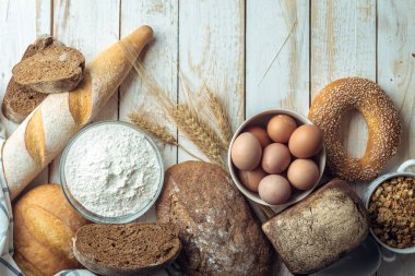  pişmiş ekmek yakın bakış