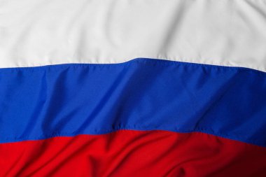 Rusya 'nın dalgalı bayrağını yakın çekim