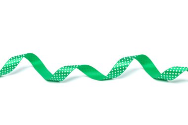 Parlak şerit beyaz arka plan üzerinde izole