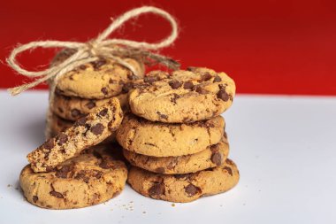 Çikolata kurabiye, yakın çekim