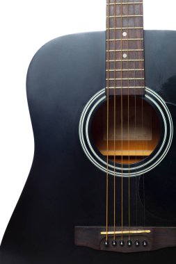 elektro gitar beyaz arkaplanda izole edildi