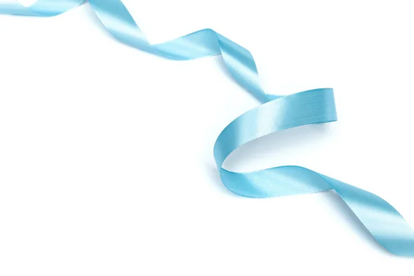 Shiny Ribbon Isolated White Background — Stock Photo, Image