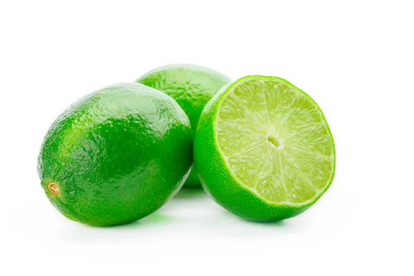 Lime Isolated White Background — Stock Photo, Image