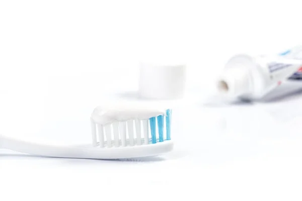 Escova Dentes Perto — Fotografia de Stock