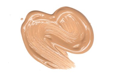 lekeli Vakfı doğal beyaz arka plan üzerinde makyaj