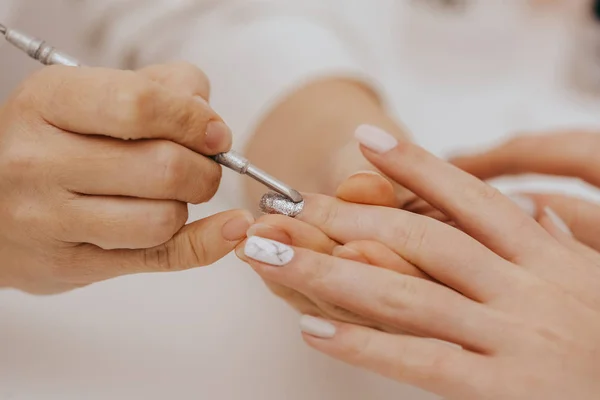 Manicure Manicure Achtergrond — Stockfoto