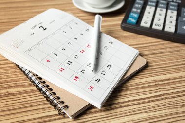 çalışma alanı. Takvim. İş kavramı