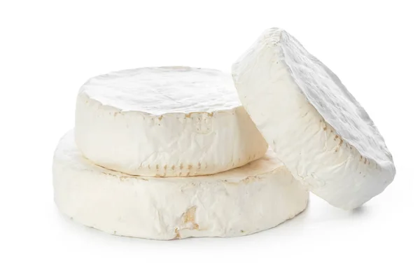 Mescolare Formaggio Isolato Bianco Vicino — Foto Stock