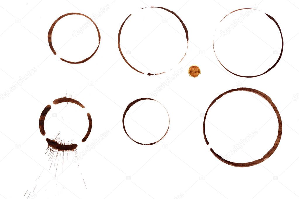 Coffee stain fleck drink beverage