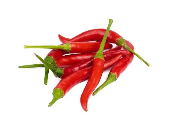 Varm Paprika Isolerade Närbild — Stockfoto