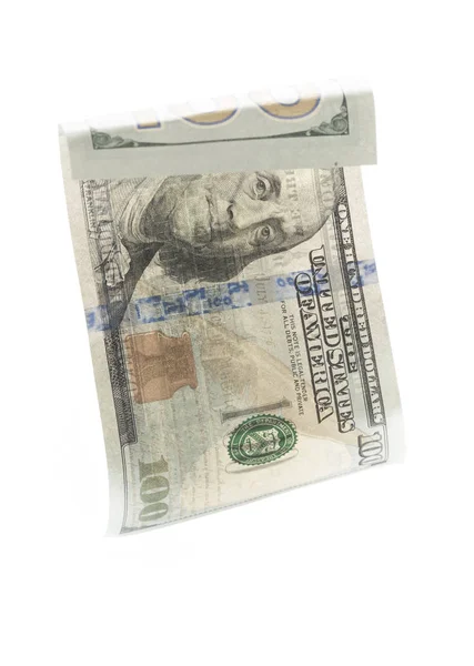 Dólar Isolado Branco — Fotografia de Stock