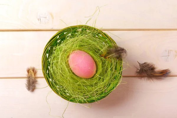 배경에 다채로운 계란을 부활절 — 스톡 사진