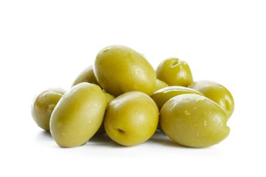 olive isolated on white clipart