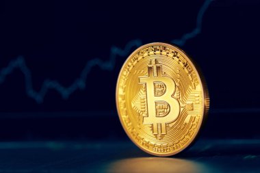 Bitcoin para yakın çekim 