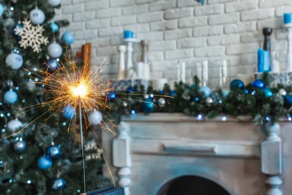 Decorazione Natale Sfondo Con Spazio Copia — Foto Stock