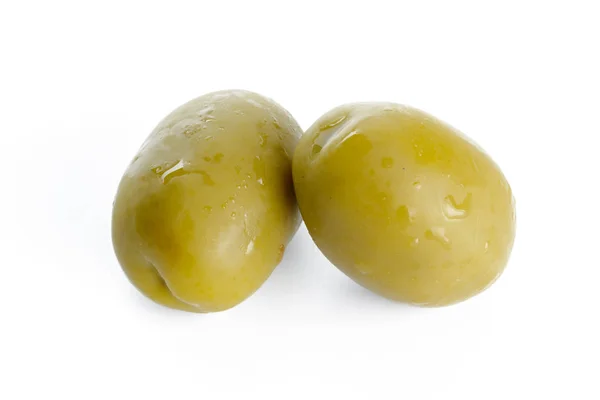 Olive Isolerad Vit — Stockfoto