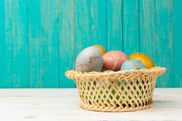 beautiful easter eggs, close up. Religious