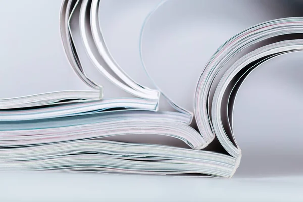 Magazines Close Isolated Background — Stock Photo, Image