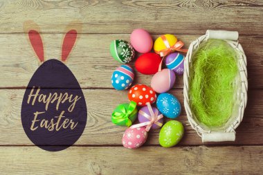 Mutlu Paskalya arka plan. dini bayram