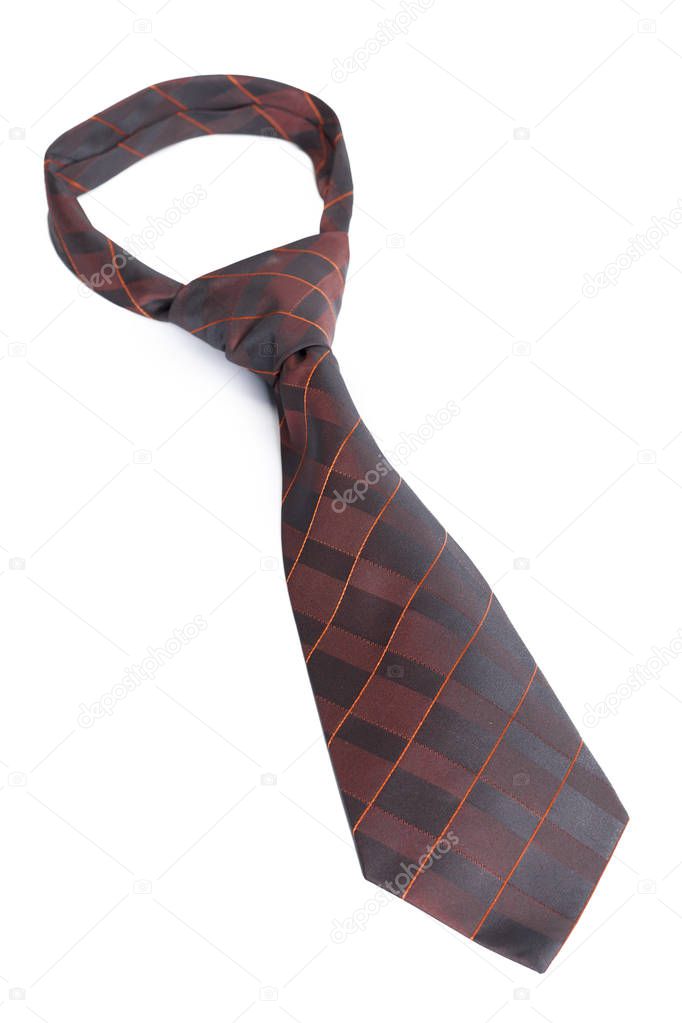 tie isolated on white