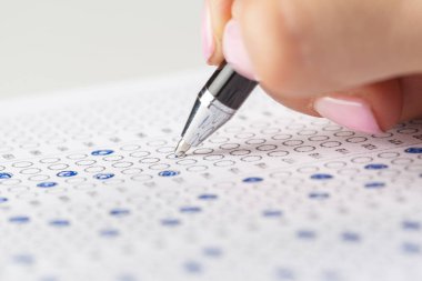cevapları ile test puanı levha