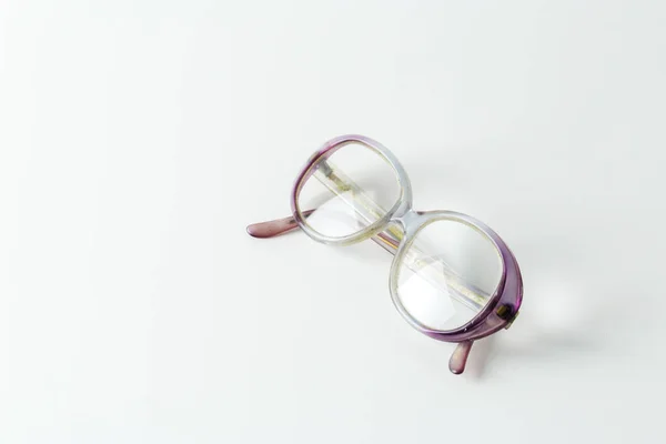 Lunettes Isolées Sur Blanc — Photo