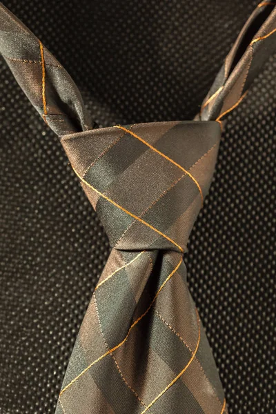 Γραβάτα Σκούρο Φόντο — Φωτογραφία Αρχείου