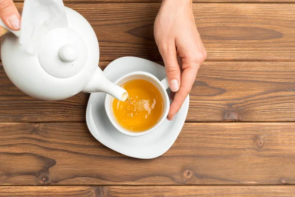 Чашка Утреннего Чая — стоковое фото