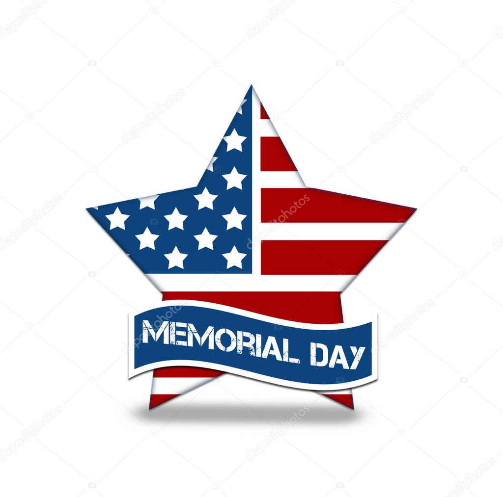 Memorial Day, holiday on background