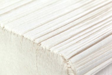 kağıt havlu yığını, yakın çekim