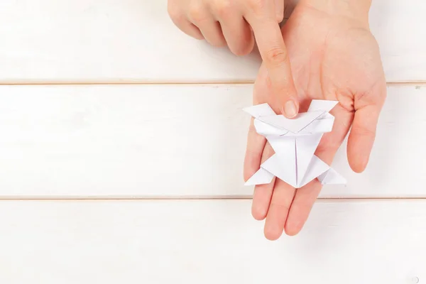 Оригами Бумаги Закрыть — стоковое фото