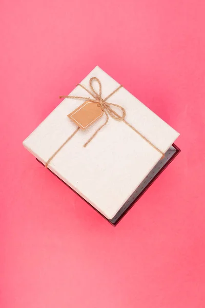 Top View Gift Box — Stock Photo, Image