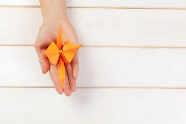 Origami Papírok Közelről — Stock Fotó