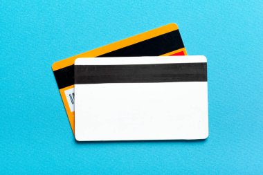 Banka kredi kartları, closeup görünümü